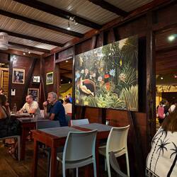 Im schönen Restaurant in Deshaies "Kaz du Douanier" 🥰😎