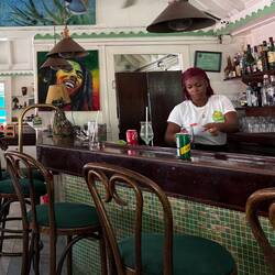 Hemingway Bar in St. John, Antigua... 😎