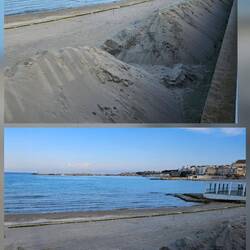 SAND für den Strand ist schon geliefert