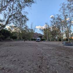 Verlassener Campingplatz.