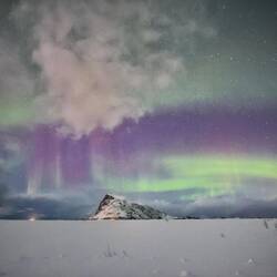 Trotz Wolken gab es interessante Stimmungen