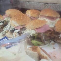 Huge cemita sandwiches