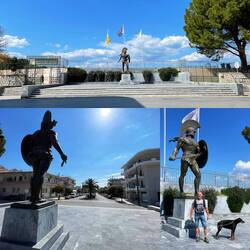 Statue König Leonidas I