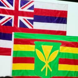 British flag and influences Hawaiian flag