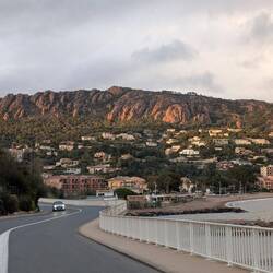 Le coucher de soleil a quelque chose de magique ici