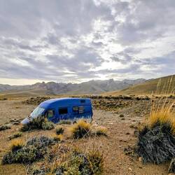 Unser Stellplatz am Rande des Nationalparks