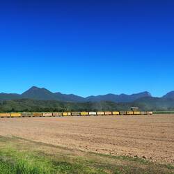 Haulage trains getting ready