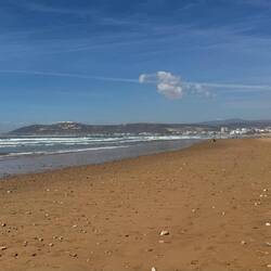 Am Ende vom "Plage d'Agadir شاطئ أكادير"