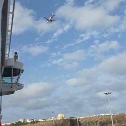Abends Blick vom Balkon