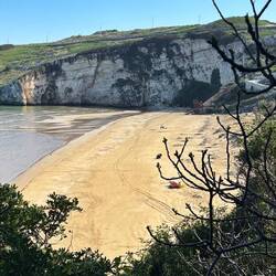 Spiaggia Zaiana wurde vorgestern und gestern fleißig gesäubert