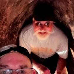 Christoph und Christoph im Tunnel