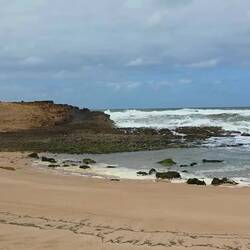 Oualidia beach with Esperanto