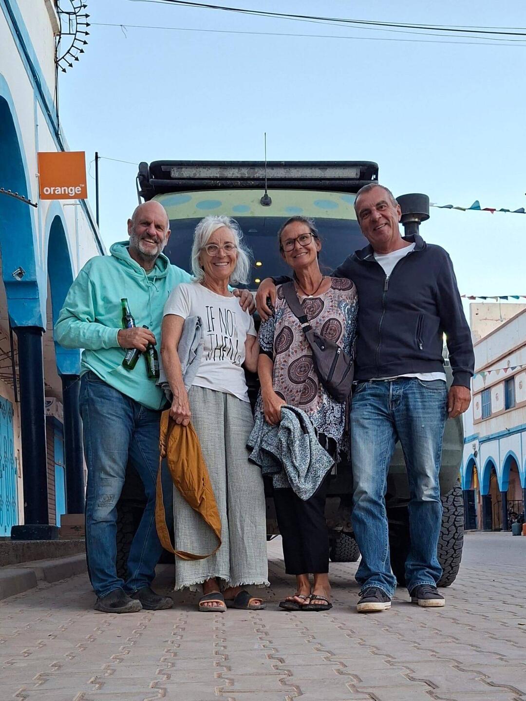 Andy and Elke meet us in Mirleft for a few days of being together