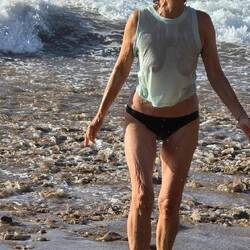 And then the big wave came and "finito"!