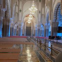 Once a year at the end of Ramadan, the king walks down this lane to pray