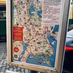 Die Sightseeingtourroute.