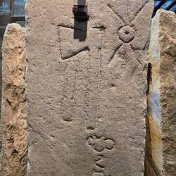 This one was a butcher. See the ax and knife?