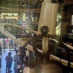 Mobile an der Decke des Marktes