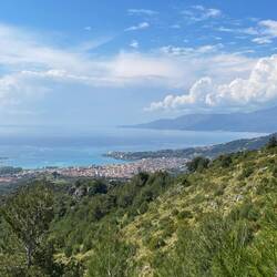 Herrliche Aussicht auf Sapri