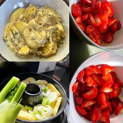 ..aber erst mal kochen wir heute zur Abwechslung einmal gemeinsam 👨🏼‍🍳 👩‍🍳