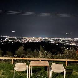 Statt Meerblick gibt's ein Lichtermeer für uns 😍🫠