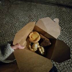 Too good to go Päckli mit Pastei de nata