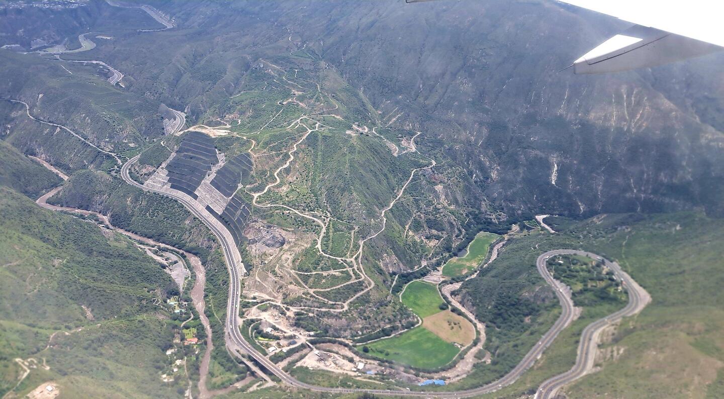 The spectacular landscape of Ecuador.