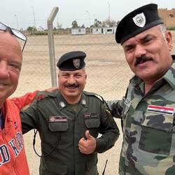 Selfie mit Polizeichef