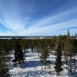 Aussicht auf Rovaniemi