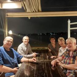 Ein schöner Abend am Fluss war das!