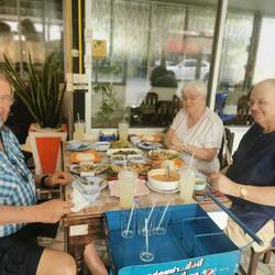 Ein schöner Lunch mit typisch thailändischen Gerichten