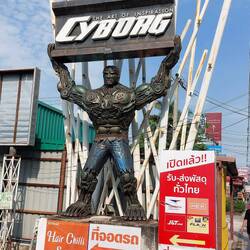 Auf dem Weg zu einem nahe gelegenen Restaurant