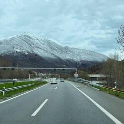 Der Schnee ist zum Greiffen nah.