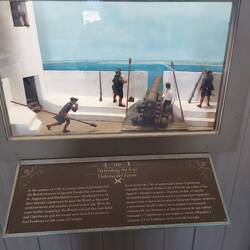 Eine Kanonenbesatzung.