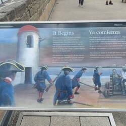 Beginn der 38 Tage Belagerung