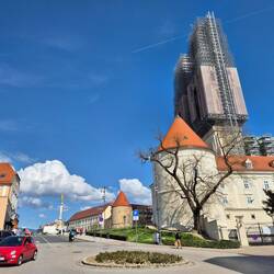 Zagreb Cathedral - one of the many sights under construction