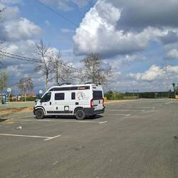 unser Übernachtungsplatz zwischen Tocina und Los Rosales 👍