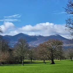 Auf den sanften Hügeln war es doch frischer als erwartet