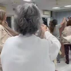 Nos regalaron unos chales, y se picó!