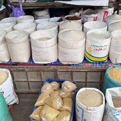 Brauner Reis ist für die Tiere und heller Reis für die Menschen