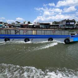 Transportboot für Reis