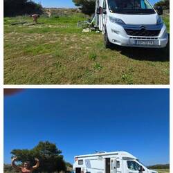 Angekommen am Elaia-Beach 👍😊