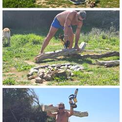 ... und es werden schon Vorkehrungen für die morgige Grillung getroffen 💪👌