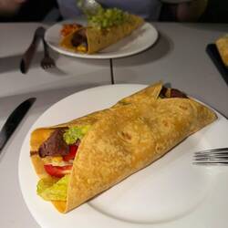 Kangaroospieße im Wrap