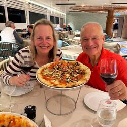 FIRST course, PIZZA!