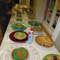 and wrote a teachers name on each one