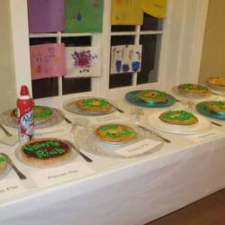 When Shabbat falls on PI DAY, Karen, Lee & I bought every type of PIE we could find