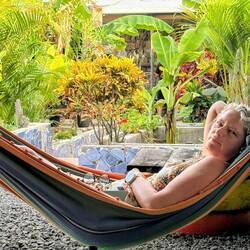 Artgerechte Hängematte im Hostel