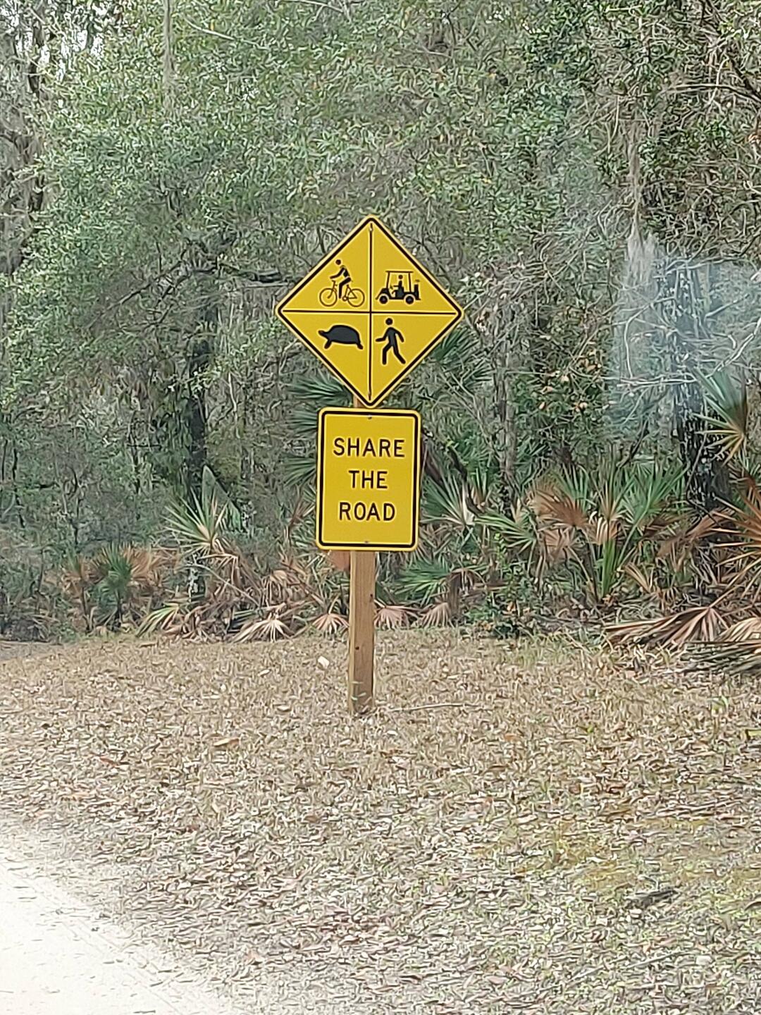 Ziemlich viele Sharer auf der Straße zum CP.