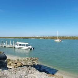 Unser Boot und der Matanzas River.